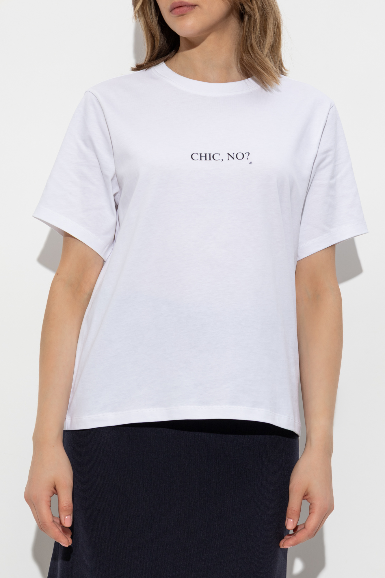 Tシャツ・カットソー Victoria Beckham COTTON SHIRT (1224DSH005422A_WASHEDWHITE) Victoria Beckham - Cotton shirt White - The Corner